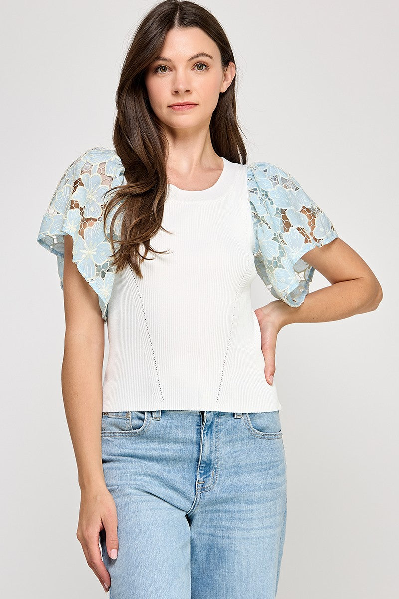 THE LACE T SHIRT