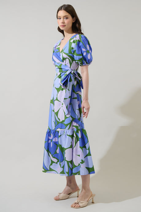 THE WRAP AROUND PRINTED DRESS