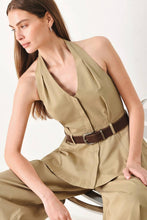 Load image into Gallery viewer, THE SAFARI  HALTER TOP
