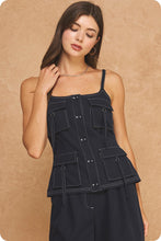 Cargar imagen en el visor de la galería, THE NAVY CARGO TOP