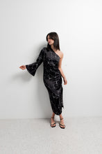 Load image into Gallery viewer, VESTIDO MIDI ASIMETRICO