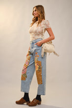 Cargar imagen en el visor de la galería, THE MIX MEDIA FLOWER DENIM
