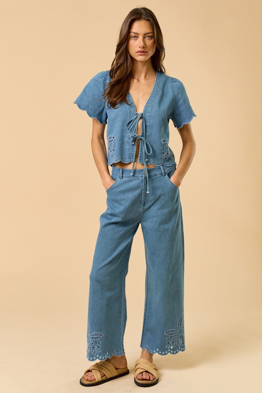 DENIM TOP
