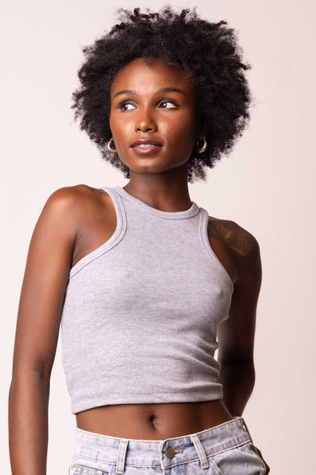 THE RIBBED BASIC CROP TOP ULTIMA PIEZA S