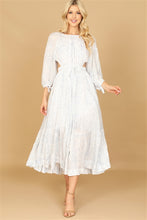 Load image into Gallery viewer, THE SWISS DOT CUT OUT DRESS