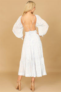 THE SWISS DOT CUT OUT DRESS