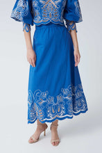 Load image into Gallery viewer, FALDA FABRIZIA AZUL