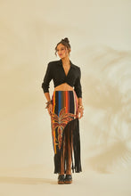 Cargar imagen en el visor de la galería, LELI CORREIA PALM FRINGE SKIRT