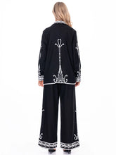 Cargar imagen en el visor de la galería, BUTTON UP EMBROIDERY LINEN TOP