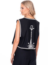 Cargar imagen en el visor de la galería, EMBROIDERY LINEN VEST