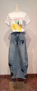 HEART BARREL JEANS