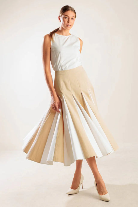 THE TWO TONE MAXI SKIRT