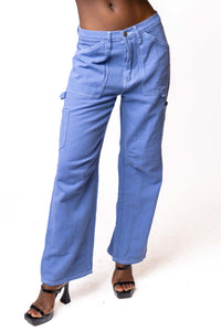 THE ICE BLUE CARGO PANTS