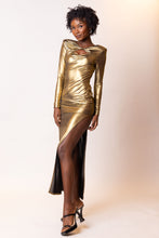 Cargar imagen en el visor de la galería, THE GOLD MAXI DRESS