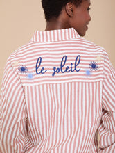 Cargar imagen en el visor de la galería, Camisa con bordado &quot;le soleil&quot;
