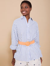 Cargar imagen en el visor de la galería, Camisa con bordado &quot;le soleil&quot;