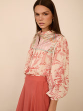 Cargar imagen en el visor de la galería, Blusa estampada bimateria - MEISIE BCN