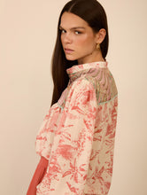 Cargar imagen en el visor de la galería, Blusa estampada bimateria - MEISIE BCN
