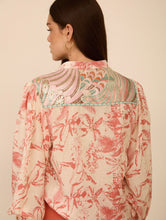 Cargar imagen en el visor de la galería, Blusa estampada bimateria - MEISIE BCN
