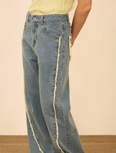 Cargar imagen en el visor de la galería, Pantalón denim desflecado - MEISSIE BCN