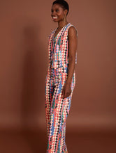 Cargar imagen en el visor de la galería, Pantalón denim estampado multicolor