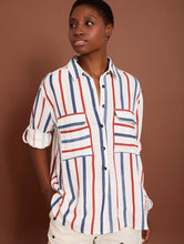 Cargar imagen en el visor de la galería, Camisa oversize de rayas