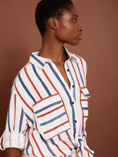 Cargar imagen en el visor de la galería, Camisa oversize de rayas