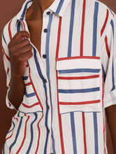 Cargar imagen en el visor de la galería, Camisa oversize de rayas