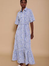 Cargar imagen en el visor de la galería, Vestido largo en bordado suizo