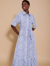 Cargar imagen en el visor de la galería, Vestido largo en bordado suizo