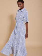 Cargar imagen en el visor de la galería, Vestido largo en bordado suizo
