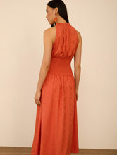 Cargar imagen en el visor de la galería, Vestido largo tejido jacquard - MEISIE BCN