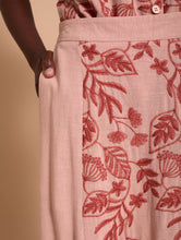 Cargar imagen en el visor de la galería, Falda midi con bordado floral