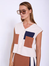 Load image into Gallery viewer, Camisa popelin combinada patch a contraste SKATIE BCN