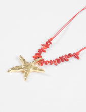 Cargar imagen en el visor de la galería, COLLAR CORAL Y ESTRELLA - SYMPHORINE