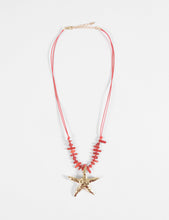 Cargar imagen en el visor de la galería, COLLAR CORAL Y ESTRELLA - SYMPHORINE