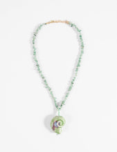Cargar imagen en el visor de la galería, COLLAR PIEDRAS DIJE SHELL - SYMPHORINE