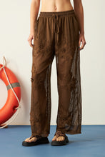 Load image into Gallery viewer, PANTALON RED FLORES BORDADAS - SYMPHORINE