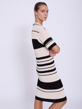 Load image into Gallery viewer, Vestido punto pique rayas bicolor SKATIE BCN