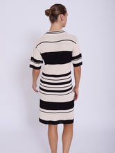 Load image into Gallery viewer, Vestido punto pique rayas bicolor SKATIE BCN