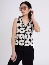 Cargar imagen en el visor de la galería, Top de punto con jacquard SKATIE BCN
