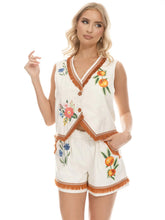 Load image into Gallery viewer, SHORTS EMBROIDERY DETAILED  SET