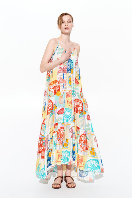 THE PRINTED DRESS