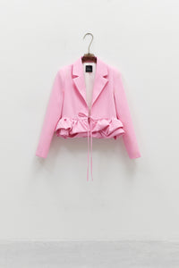 THE RUFFLE BLAZER