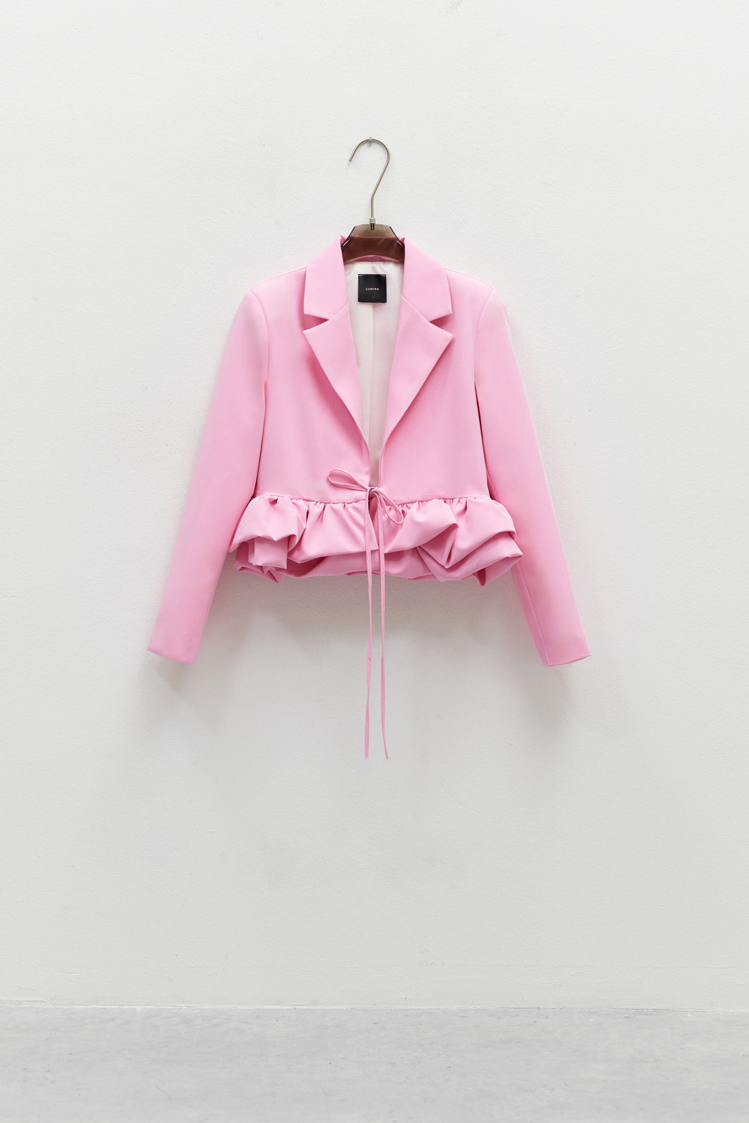 THE RUFFLE BLAZER