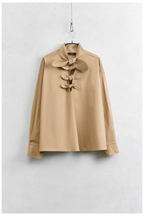 THE POPLIN BOW SHIRT