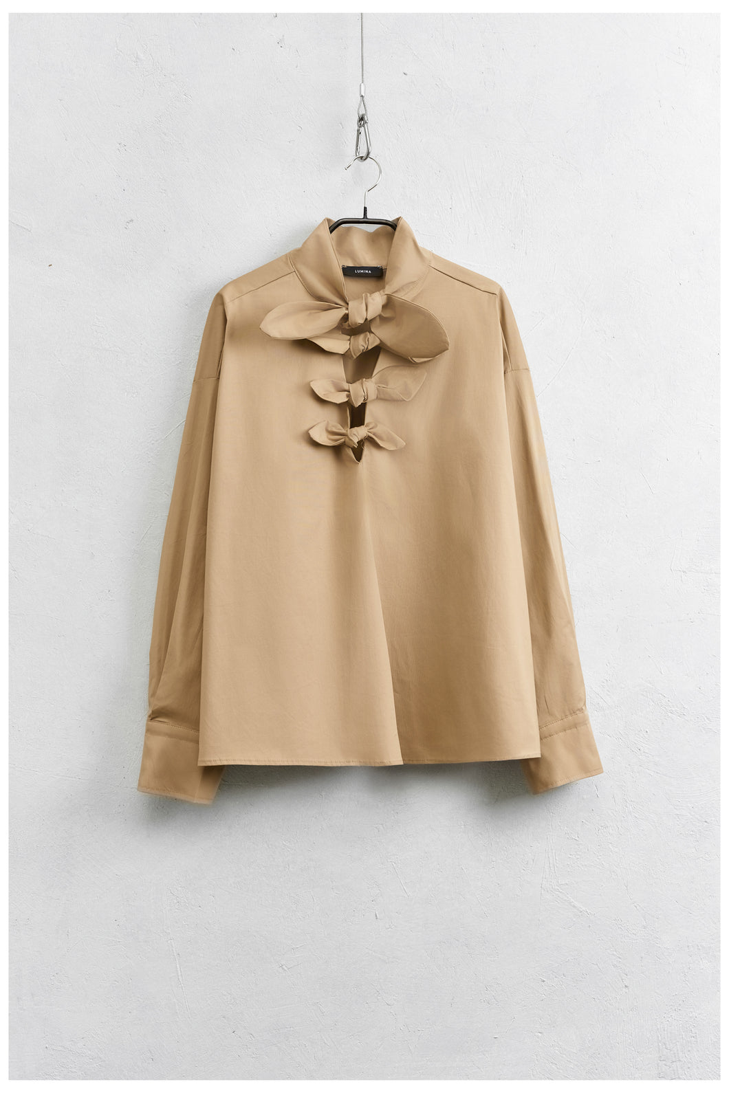 THE POPLIN BOW SHIRT