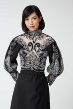 Cargar imagen en el visor de la galería, TOP FABRIZIA NEGRO COOSY