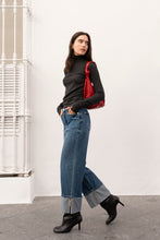 Cargar imagen en el visor de la galería, JEANS TURN UP WIDE LEG
