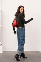 Cargar imagen en el visor de la galería, JEANS TURN UP WIDE LEG